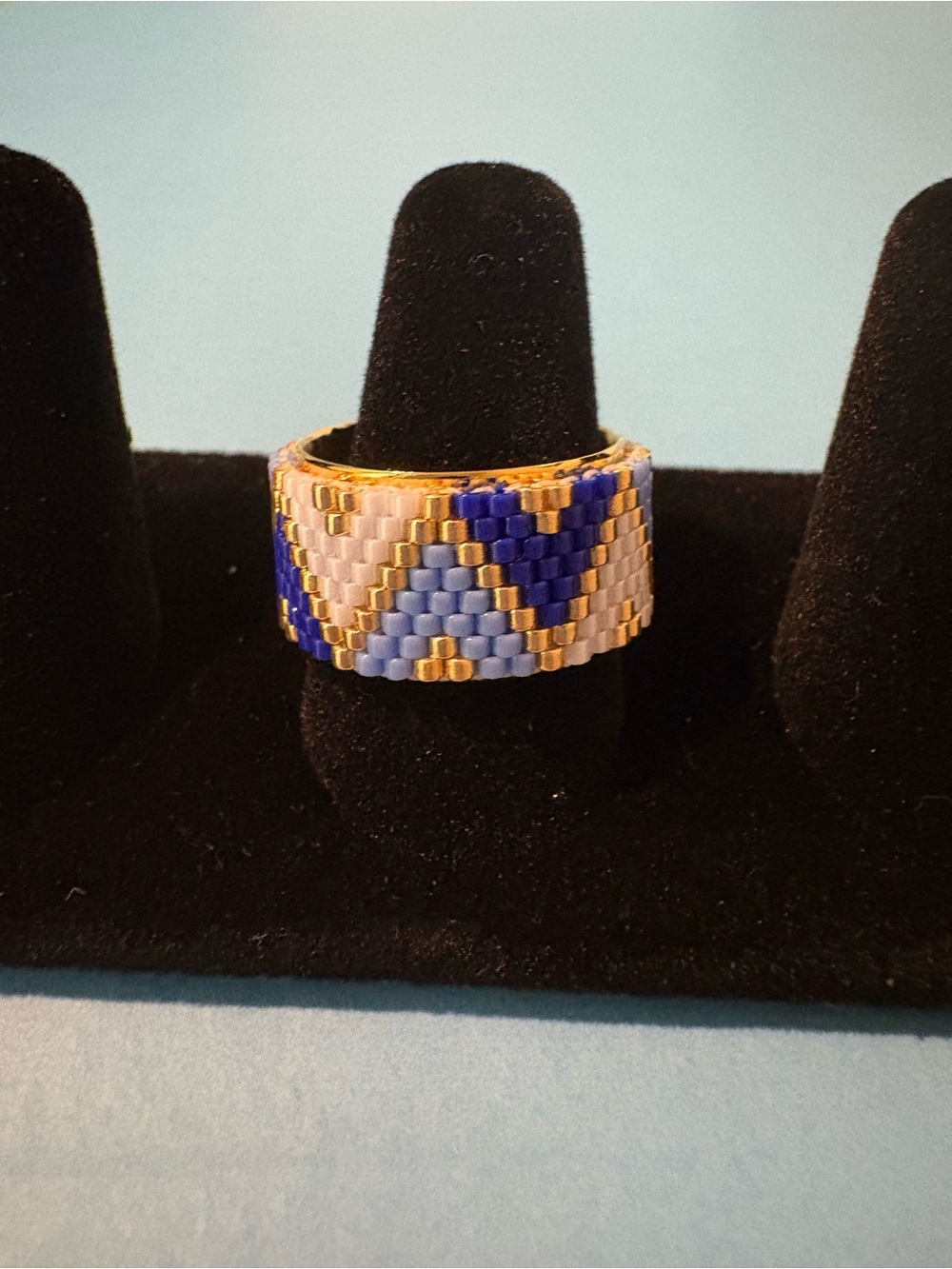 Miyuki ring handmade